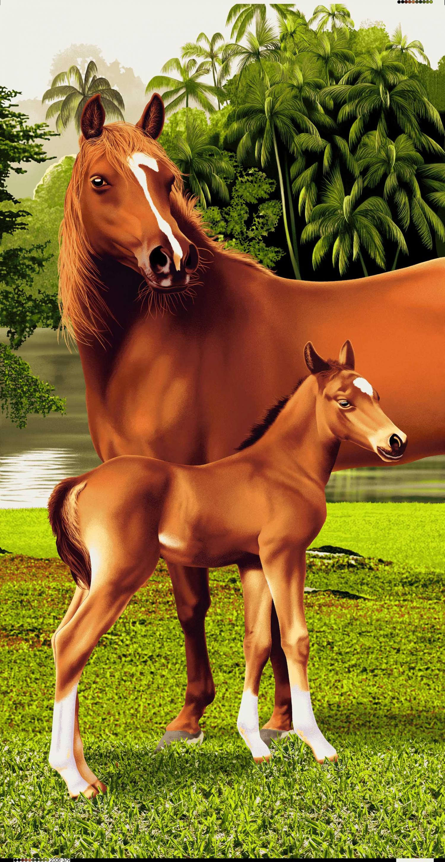 HORSE SECRETARIAT TOWEL
